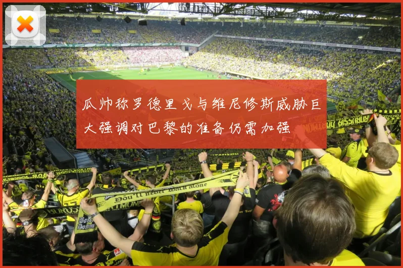 瓜帅称罗德里戈与维尼修斯威胁巨大强调对巴黎的准备仍需加强